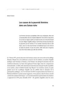 Bettina Fredrich est directrice de la Commission fédérale pour les questions féminines (CFQF).