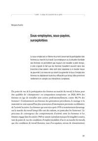 Morgane Kuehni est professeure de sociologie du travail à la Haute école de travail social et de la santé Lausanne.