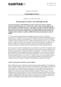 Après dix ans de guerre, l’aide humanitaire en Syrie et dans les pays voisins est toujours essentielle. Depuis le début de la crise, Caritas Suisse a mis en œuvre des programmes d’aide pour un montant de 76 millions de francs et reste engagée pour aider les personnes déplacées et celles touchées par la pauvreté. Chaque jour, nous sommes confrontés aux besoins qui restent immenses et nous savons qu’il est urgent d’agir. Nous appelons donc la Suisse à accroître son engagement dans la région et à conférer aux 8'500 Syriens provisoirement admis le statut de réfugiés.