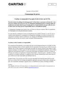 Pour des raisons de politique de développement, Caritas Suisse se prononce en faveur du « oui » lors de la votation sur la loi sur le CO2. Le changement climatique menace l’existence même de nombreuses personnes dans les pays les plus pauvres. Grande émettrice de gaz à effet de serre, la Suisse porte une large part de responsabilité dans le réchauffement global.