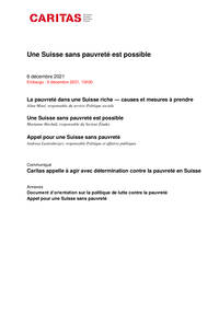 Dossier de la conférence de presse du 6 décembre 2021