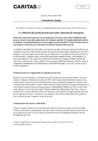 Il forte incremento dei premi per la cassa malati pari al 6,6 per cento mette in difficoltà molte persone che già vivono sulla soglia di povertà. Domani, martedì, il Consiglio degli Stati deciderà se innalzare i sussidi individuali per la cassa malati a partire dal 2023. Caritas la ritiene una misura urgente e necessaria per contrastare un ulteriore aumento della povertà.