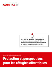 «En plus de prévenir l’exil climatique,
la communauté internationale doit
également permettre une migration sûre
et ouvrant des perspectives de vie.»