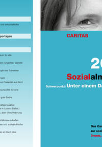 Sozialalmanach 2014 - «Unter einem Dach», das Caritas-Jahresbuch zur sozialen Lage der Schweiz. Prospekt mit Inhaltsangaben und Bestellkarte zum Ausdrucken.