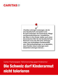 «Familien erbringen Leistungen, die für
eine Gesellschaft unersetzlich sind.
Es sind Leistungen wie Zuwendung, Pflege
und Generationenlernen. Investitionen
der Eltern in ihre Kinder stellen auch einen
ökonomischen Wert für die Gesellschaft dar.
Demnach muss das Ziel einer wirkungsvollen und nachhaltigen Familienpolitik
sein, Rahmenbedingungen so zu gestalten,
dass Familien diese Leistungen auch
tatsächlich erbringen können.»