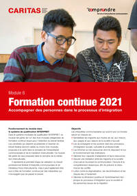 Dans le système modulaire de qualification Interpret, ce module fait partie de l’un des trois modules obligatoires de formation continue requis pour l’obtention du brevet fédéral. Les candidats qui désirent se présenter à l’examen du brevet fédéral devront valider au moins trois modules proposés à la carte dans le domaine de l’interprétariat communautaire et de la médiation interculturelle. Ce module fait partie de ceux proposés dans le domaine de la médiation interculturelle.
Il représente la première étape de validation du brevet professionnel fédéral d’interprète communautaire et de médiateur/trice interculturel/le, mais il peut également être suivi à titre de formation continue par des interprètes qui n’envisagent pas de passer le brevet.
